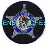 ILLINOIS,CALUMET PARK POLICE HAT PATCH 1_wm